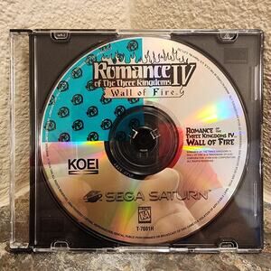Game - Romance of the Three Kingdoms IV - Saturn - Sega - Koei